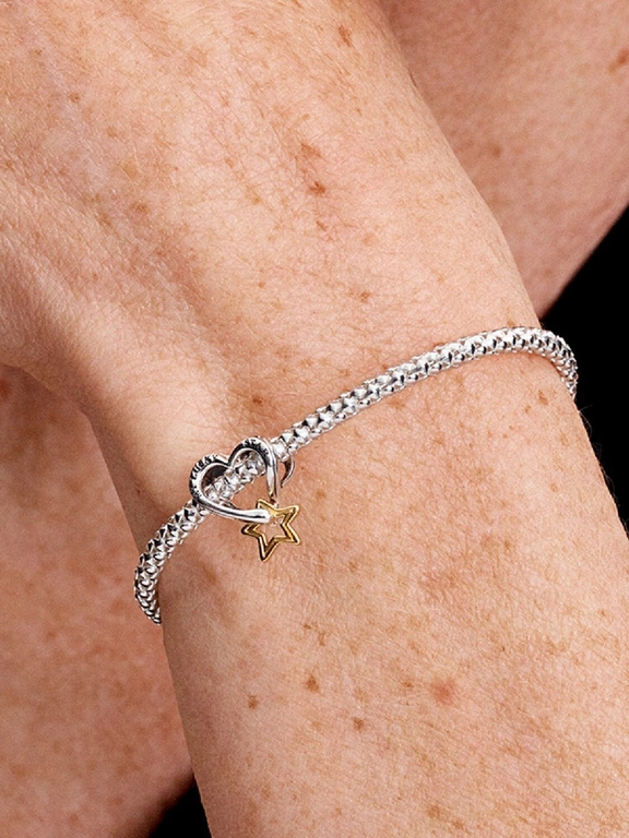 Charms Pandora 763513C00 Szczęśliwa gwiazda i serce