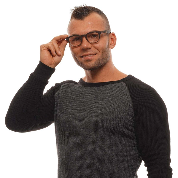 Okulary oprawki Męskie Zegna Couture ZC5011 48 050 Brązowe