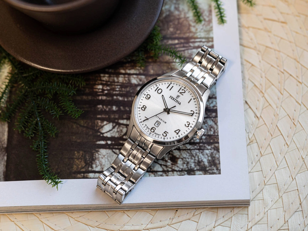 Zegarek męski FESTINA F20466/1 Titanium Date