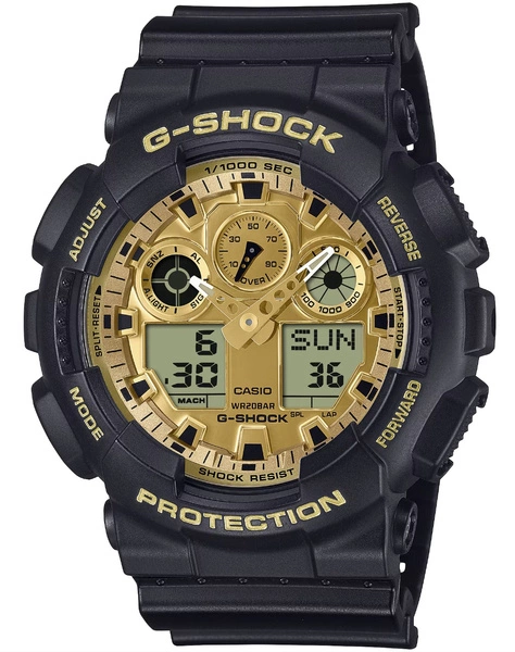 Zegarek męski CASIO G-SHOCK GA-100GGB-1A9ER