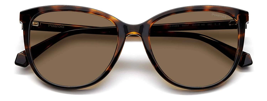 Okulary przeciwsłoneczne damskie Polaroid PLD 4138/S 08655SP Brązowe