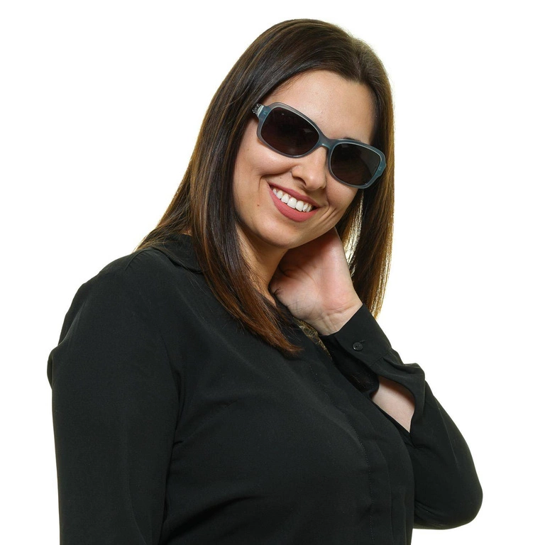 Okulary przeciwsłoneczne damskie Harley-Davidson HD0300X 56 84A Niebieskie