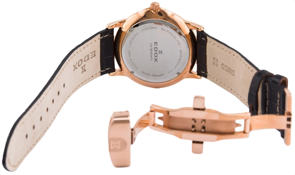 Zegarek męski EDOX Les Bemonts 64012 37R ROIR