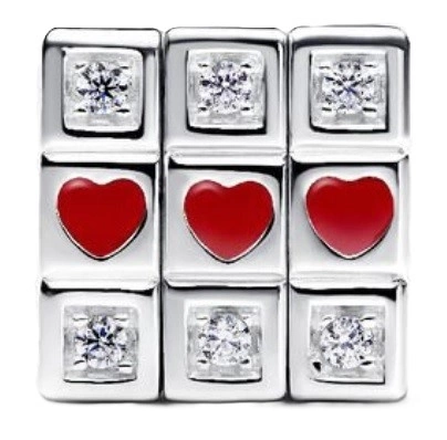 Charms Pandora 793672C01 Ruchoma kostka miłości