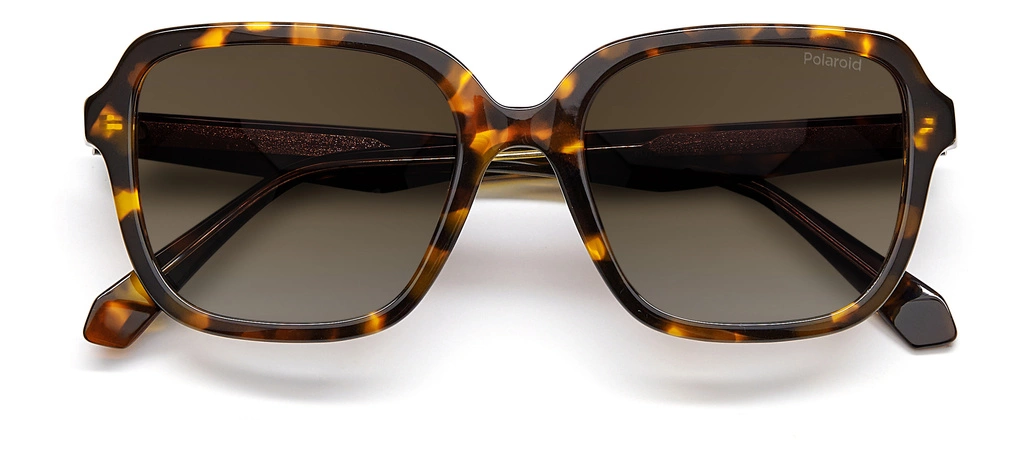 Okulary przeciwsłoneczne damskie Polaroid PLD 4095/S/X 08653LA Brązowe
