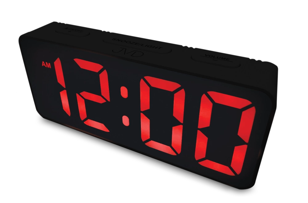 Budzik JVD SB524.2 ZASILACZ DRZEMKA PODŚWIETLENIE