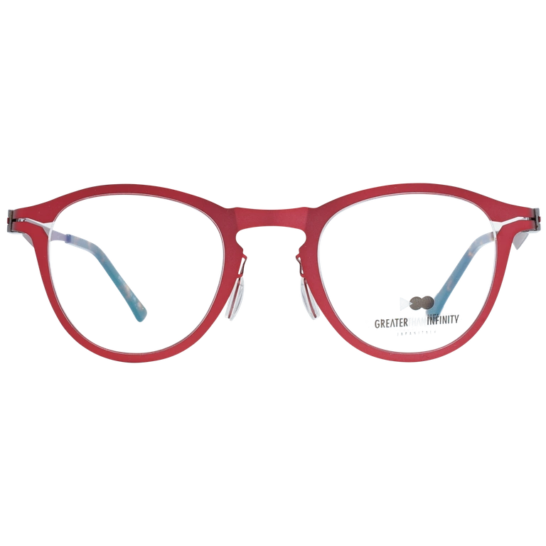 Okulary oprawki Greater Than Infinity GT017 V03 46 Czerwone