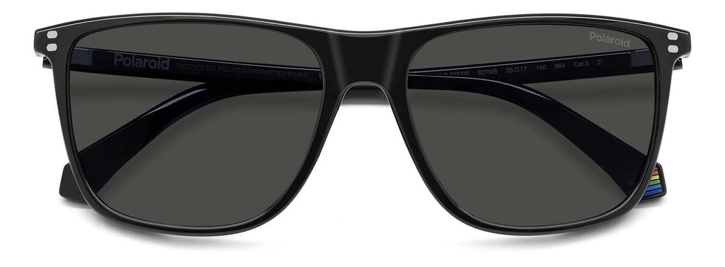 Okulary przeciwsłoneczne męskie Polaroid PLD 6232/S 80755M9 Czarne