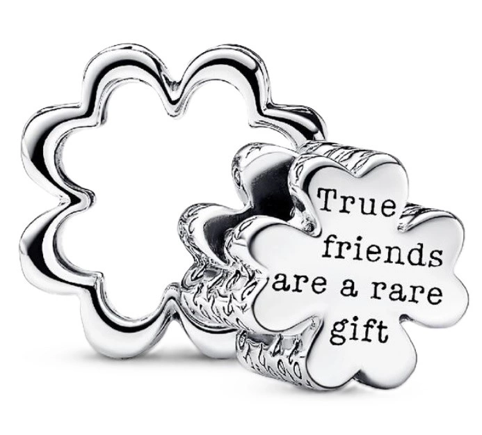 Charms Pandora 792752C01 rodzielany czterolistna koniczynka