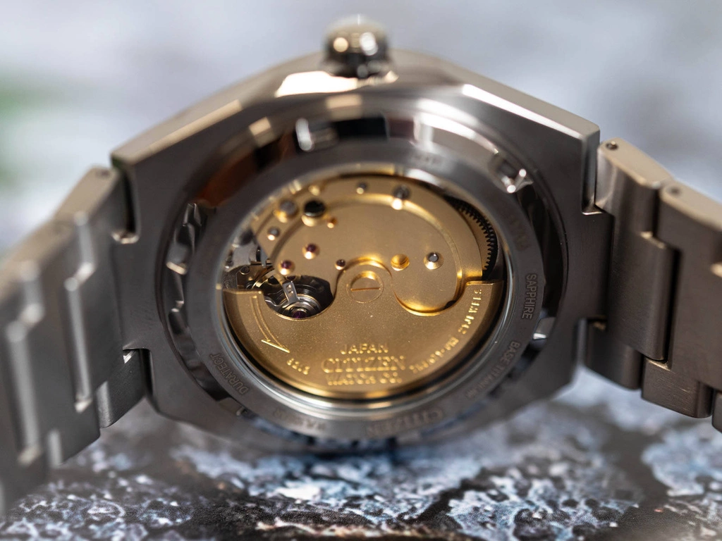 Zegarek męski Citizen NJ0180-80L Zenshin Mechanical Super Titanium