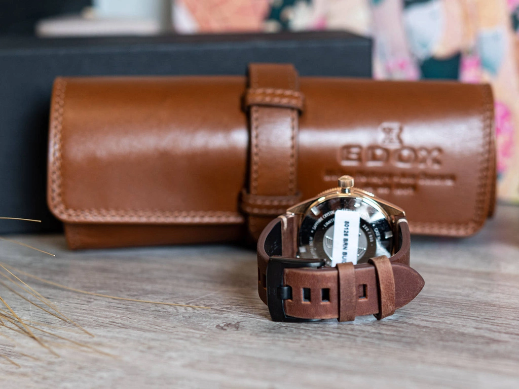 Zegarek męski EDOX 80126 BRN BUIDR Sky Diver