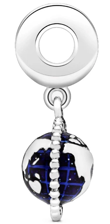 Charms Pandora Zawieszka Obrotowy Globus 798021CZ