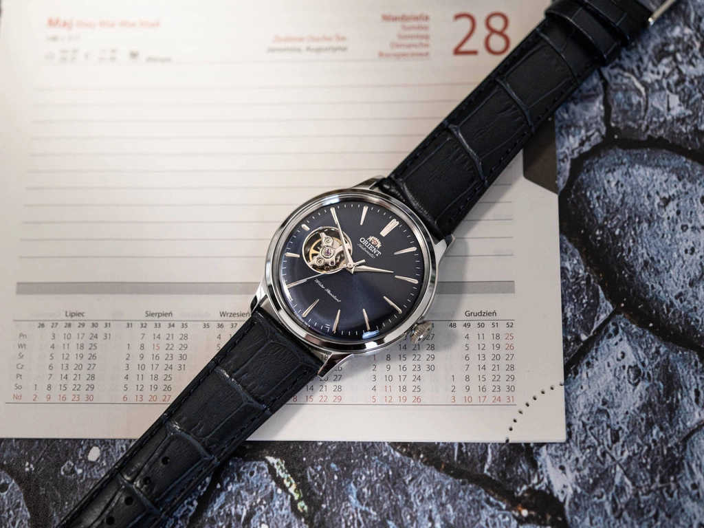 Zegarek męski ORIENT RA-AG0005L30B Bambino Open Heart Automatic