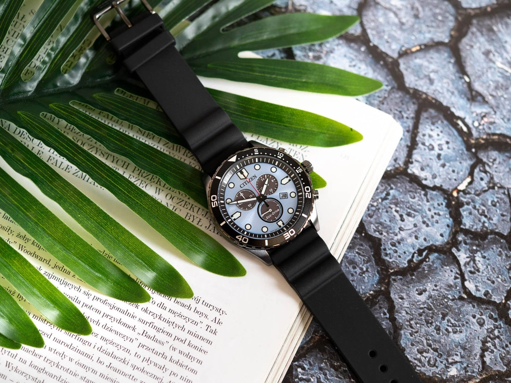 Zegarek męski Citizen AT2567-18L Sporty Aqua Eco-Drive Chronograph