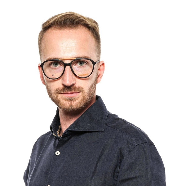 Okulary oprawki męskie Timberland TB1618 052 54 Brązowe