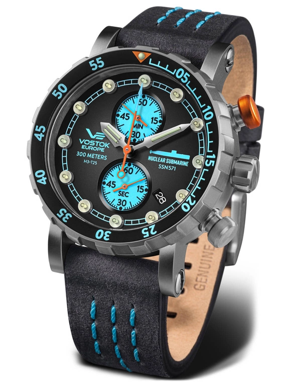 Zegarek męski VOSTOK EUROPE Nuclear Submarine SSN571 VK61-571H614