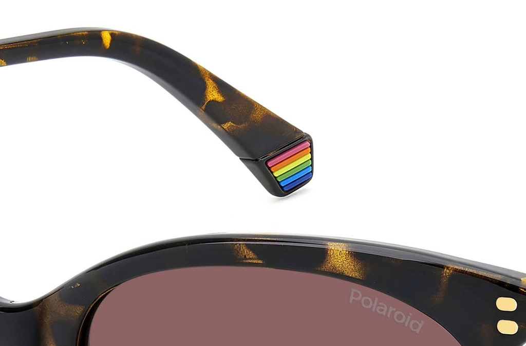 Okulary przeciwsłoneczne damskie Polaroid PLD 6231/S 08655KL Brązowe