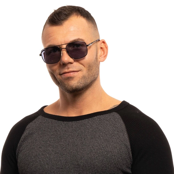 Okulary przeciwsłoneczne męskie Guess GF0211 08V 58 Brązowe