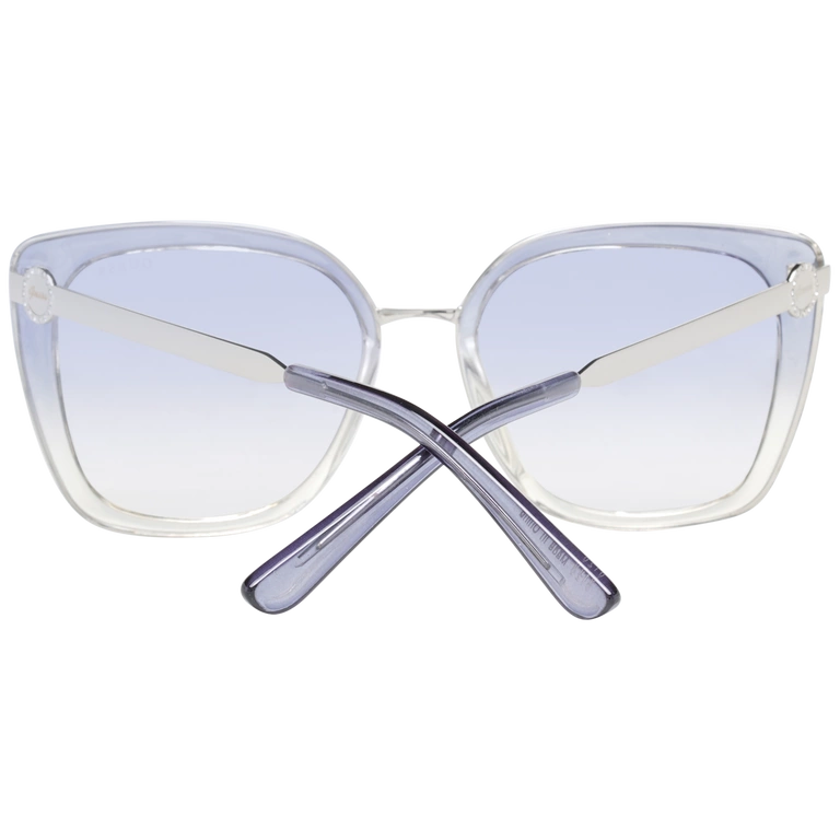 Okulary przeciwsłoneczne damskie Guess GF6124 10V 54 Srebrne