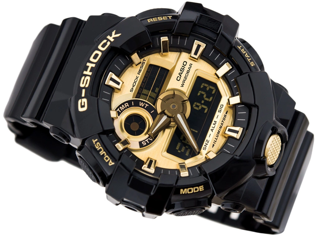 Zegarek męski CASIO G-SHOCK GA-710GB-1AER