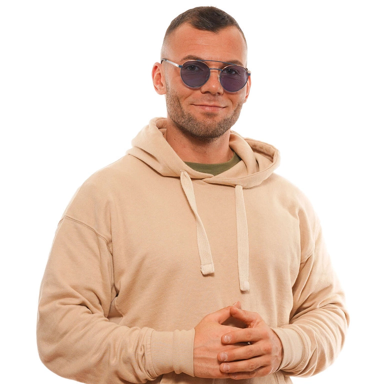 Okulary przeciwsłoneczne Męskie Guess GU3047 84X 53 Niebieskie