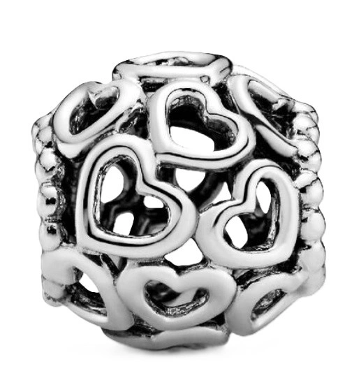 Charms Pandora 790964 ażurowe serduszka