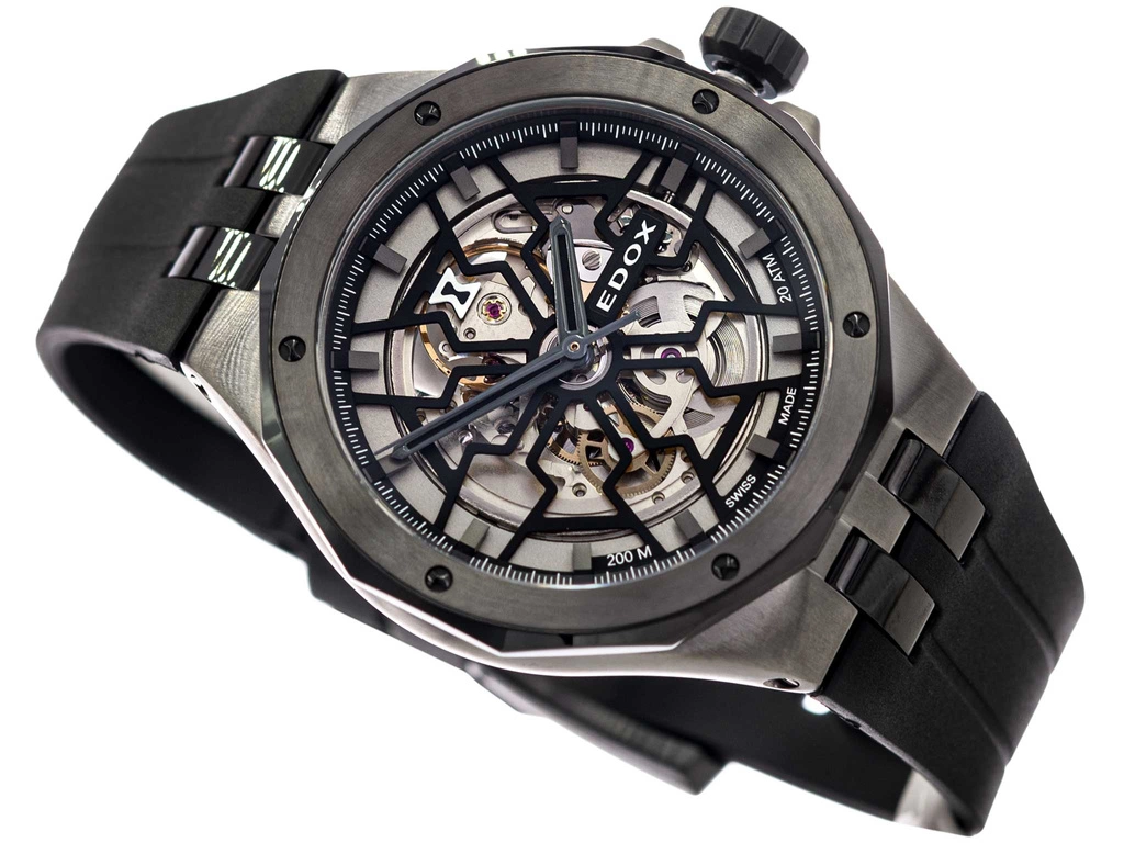 Zegarek męski EDOX 85303 357GN NGN Delfin Mecano