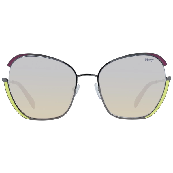 Okulary przeciwsłoneczne Damskie Emilio Pucci EP0131 08F 58 Brązowe