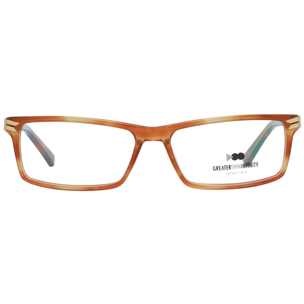 Okulary oprawki Męskie Greater Than Infinity GT033 V03 57 Brązowe