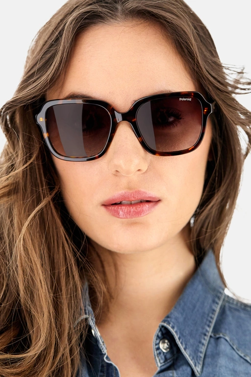 Okulary przeciwsłoneczne damskie Polaroid PLD 4095/S/X 08653LA Brązowe