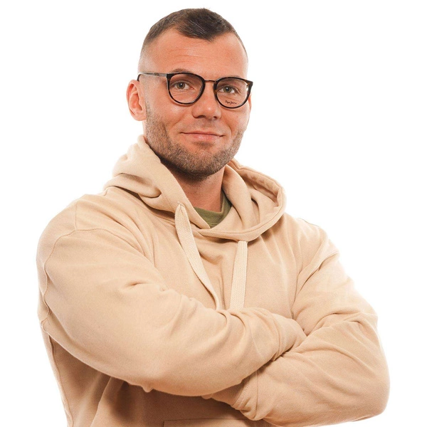 Okulary oprawki Męskie Pepe Jeans PJ3323 C2 49 Brązowe