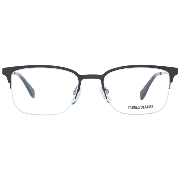 Okulary oprawki Męskie Zadig & Voltaire VZV136 08KP 52 Brązowe