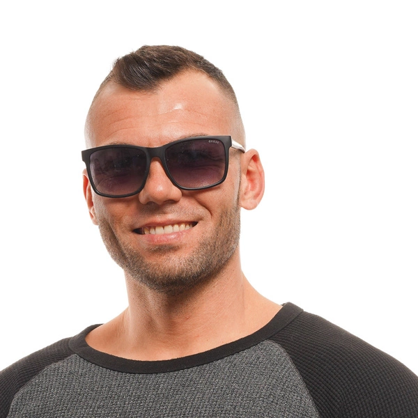Okulary przeciwsłoneczne męskie Guess GF5082 02C 60 Czarne