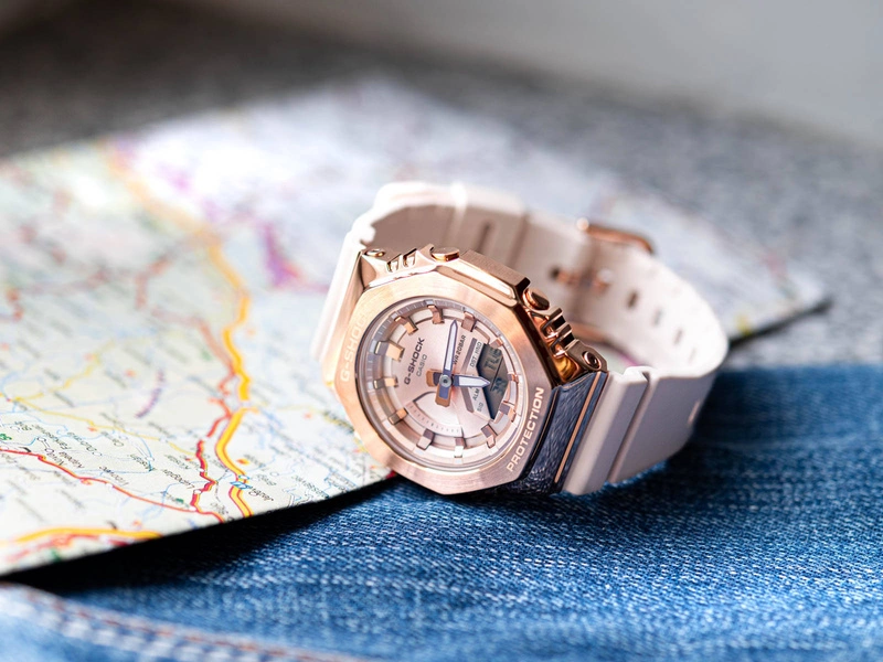 Zegarek damski CASIO G-SHOCK GM-S2100PG-4AER Metal Covered