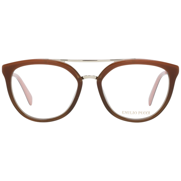 Okulary oprawki damskie Emilio Pucci EP5072 071 52 Brązowe