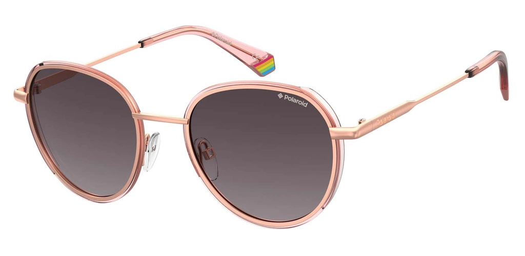 Okulary przeciwsłoneczne Unisex Polaroid PLD 6114/S EYR51JR Różowe złoto