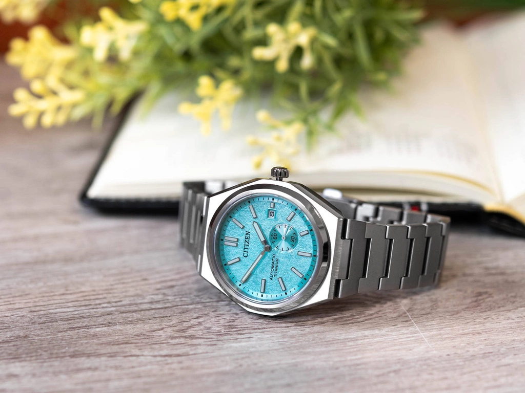 Zegarek męski Citizen NJ0180-80M Zenshin Mechanical Super Titanium