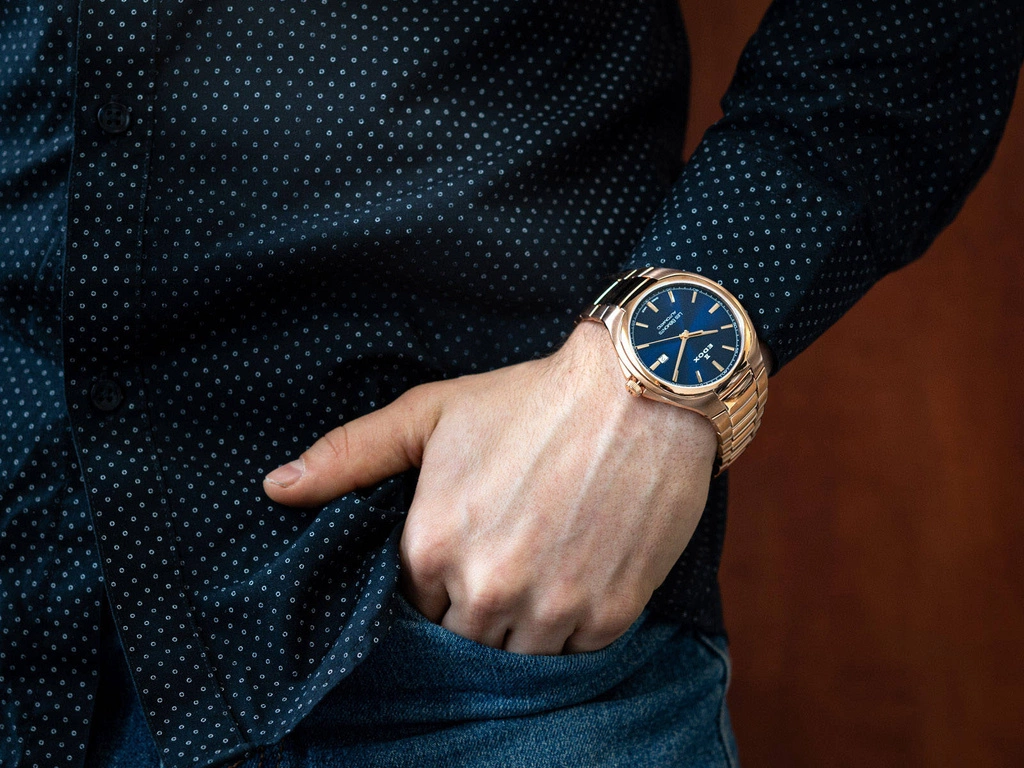 Zegarek męski EDOX 80114 37R BUIR Les Vauberts