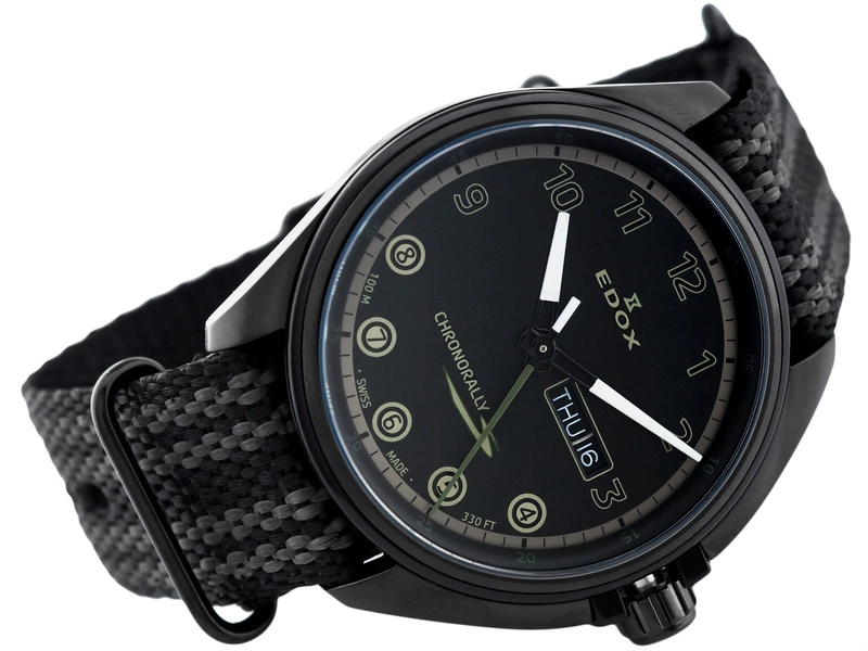 Zegarek męski EDOX Chronorally-s 84301 37NNNAG NNV