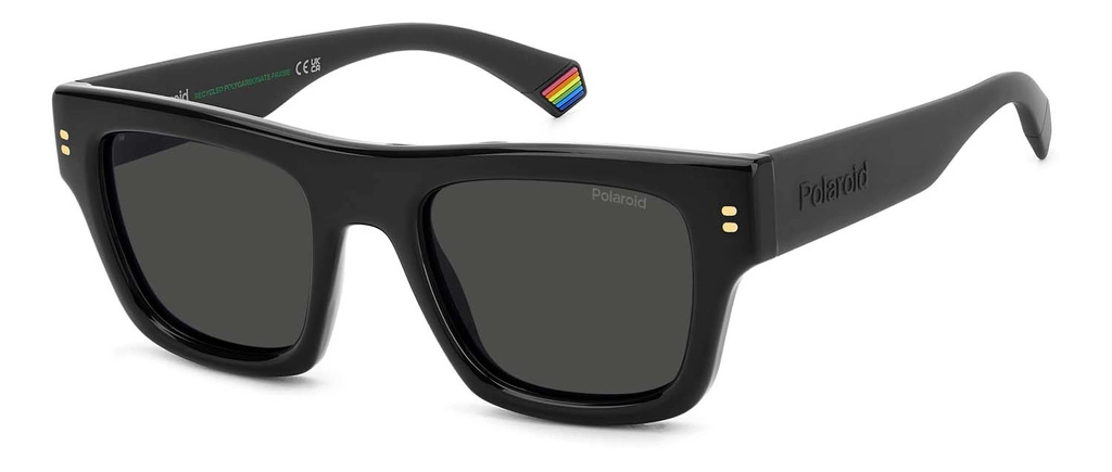 Okulary przeciwsłoneczne męskie Polaroid PLD 6238/S/X 80751M9 Czarne