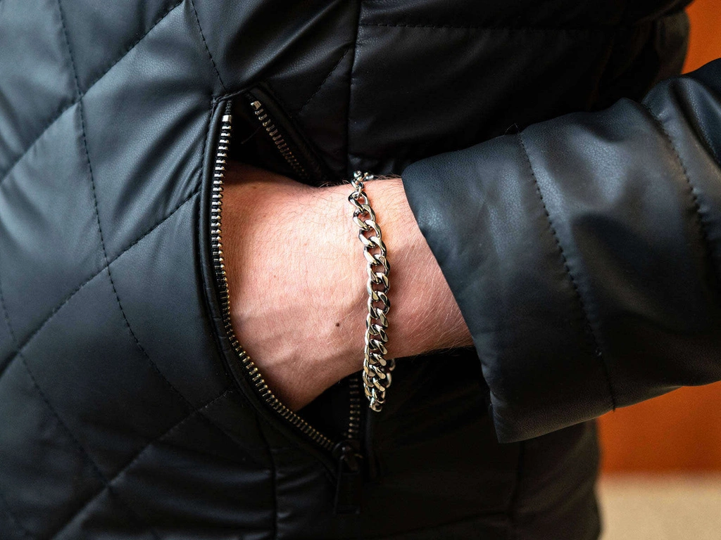 Bransoleta męska Fossil JF04615040