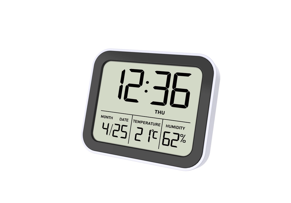 Zegar JVD  SB774.1 TERMOMETR HIGROMETR DATA MAGNES