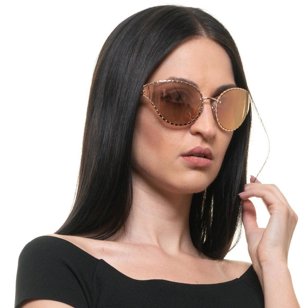 Okulary przeciwsłoneczne damskie Roberto Cavalli RC1124 33G 71 Różowe Złoto
