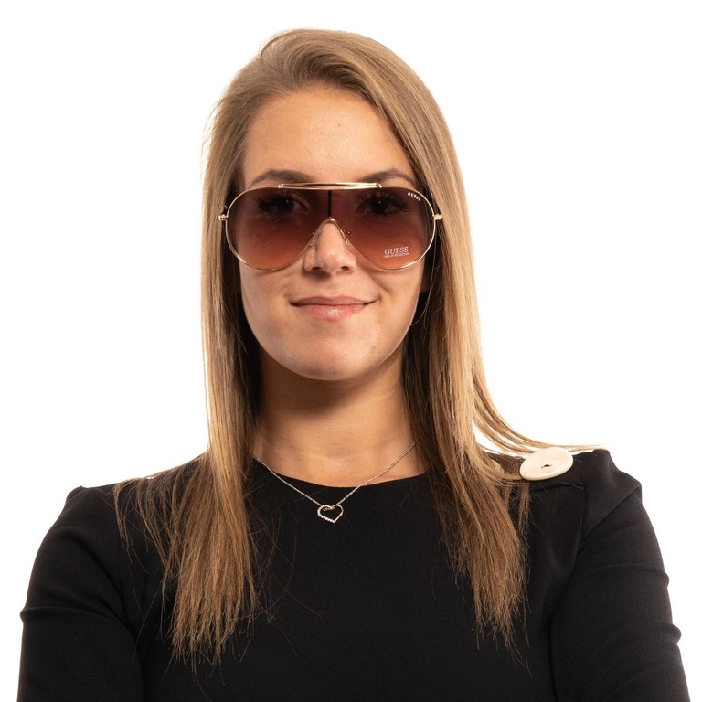 Okulary przeciwsłoneczne damskie Guess GF0370 32T 00 Różowe Złoto