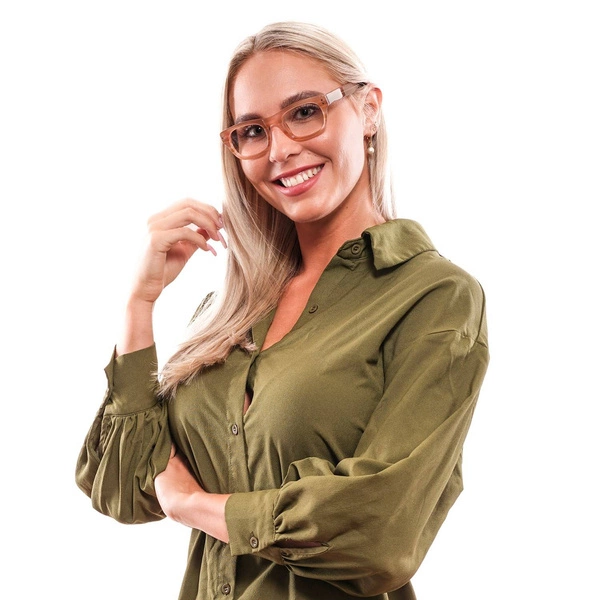 Okulary oprawki Hally & Son HS501 01 48 Brązowe