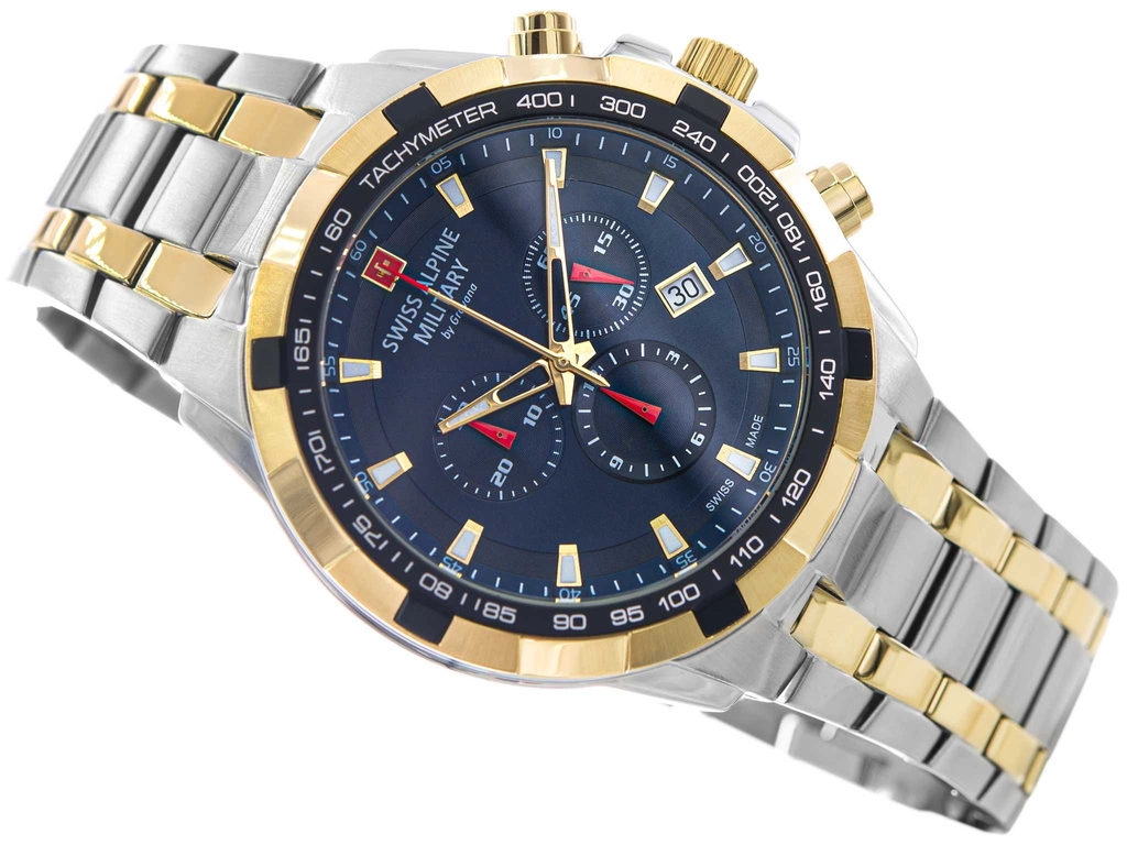 Zegarek męski SWISS ALPINE MILITARY SAM7043.9145 Star Fighter Chrono