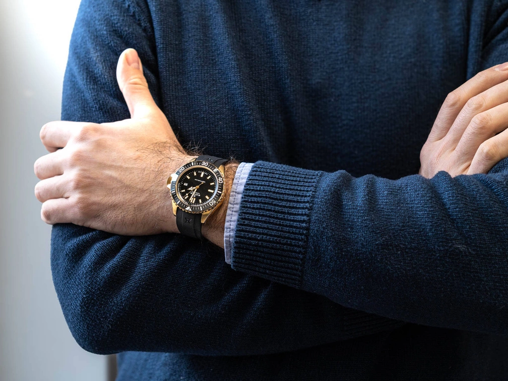 Zegarek męski EDOX 80120 37JCA NID Neptunian Automatic