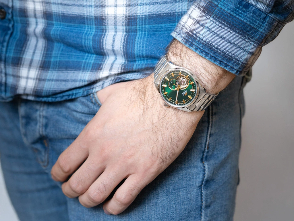 Zegarek męski ORIENT RA-AR0008E30B Contemporary Open Heart Automatic