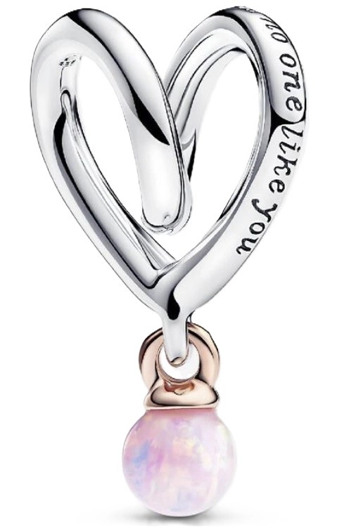 Charms Pandora 783242C01 Otulające serce dwutonowy