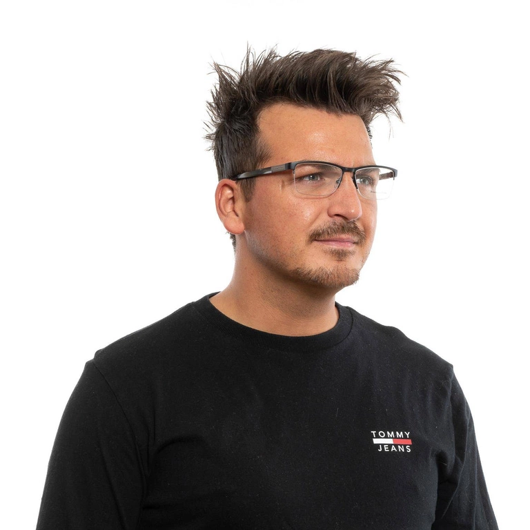 Okulary oprawki męskie Ermenegildo Zegna EZ5077 002 56 Czarne